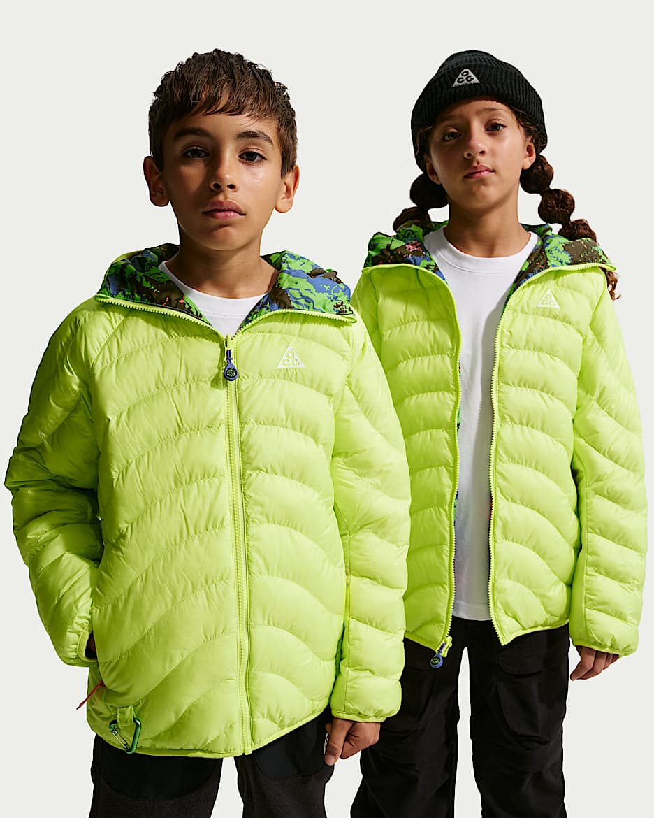 Nike ACG "Lava Flow" Therma-FIT ADV 大童夹克 - 浅柠檬黄/山峰白