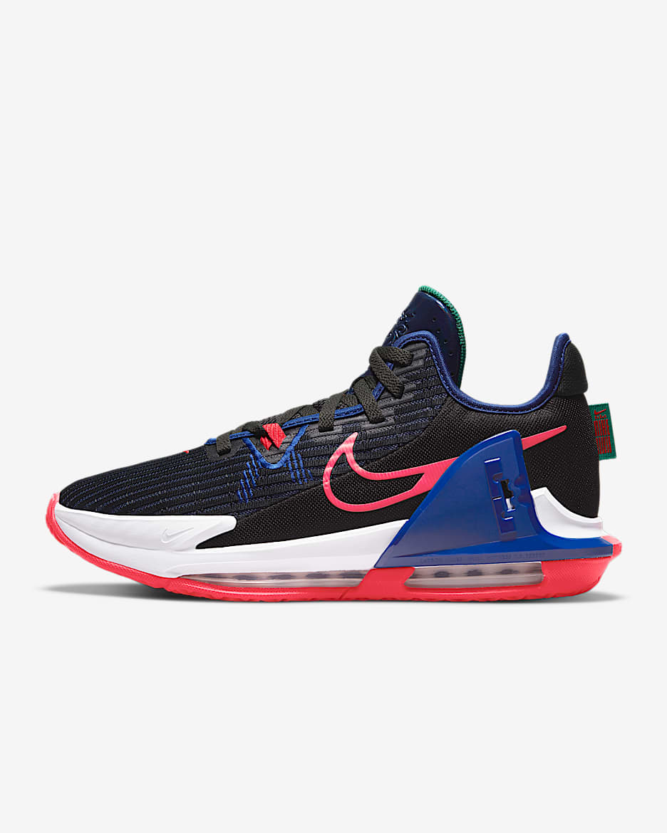 Nike LeBron Witness VI EP 男子篮球鞋 - 黑/深宝蓝/黑蓝/迷人红