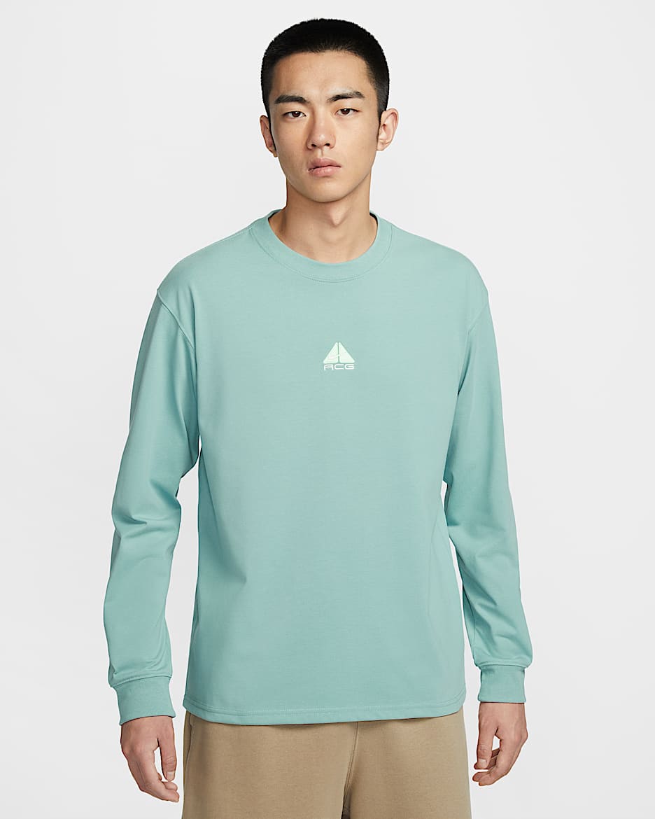 Nike ACG "Lungs" 男子速干长袖T恤 - 加农绿