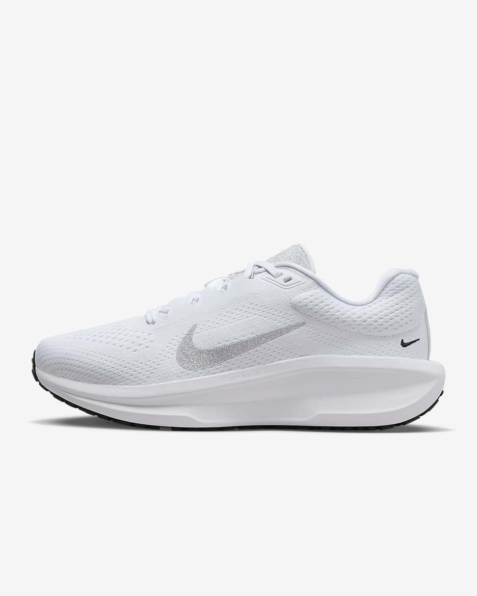Nike Winflo 11 女子公路跑步鞋 - 白色/尘光子色/队红/多色