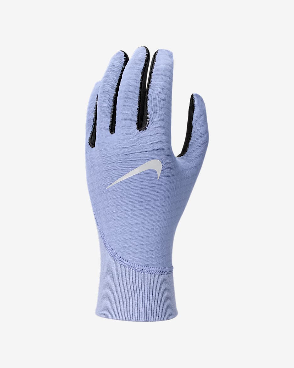 Nike Pacer Therma-FIT Midweight 男子跑步手套（1 副） - 世界靛青/黑/银