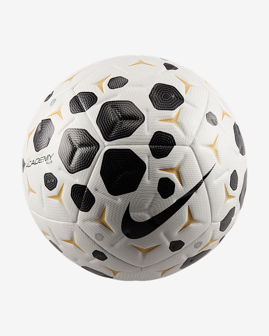 Nike Academy Plus 足球 - 白色/黑/黑