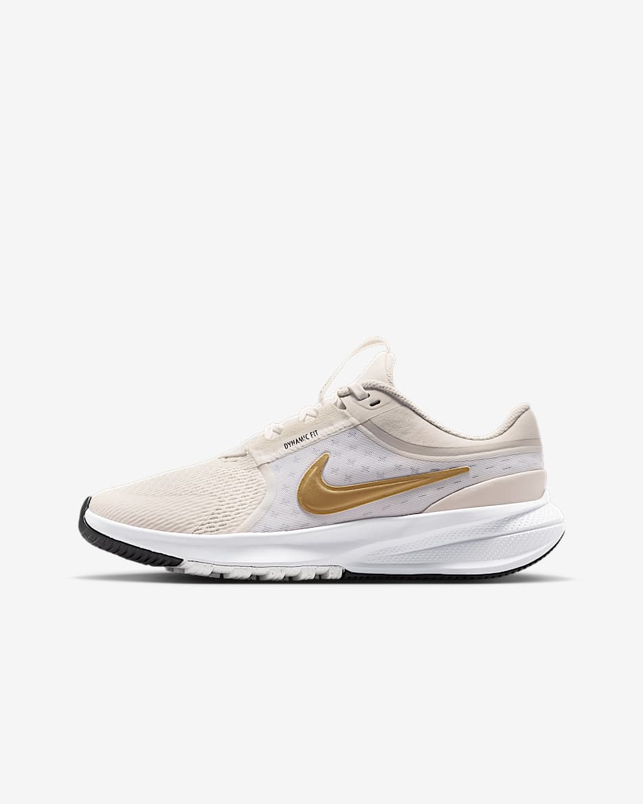 Nike Star Runner 5 耐克摘星号大童跑步鞋 - 浅银灰/黑/金属色
