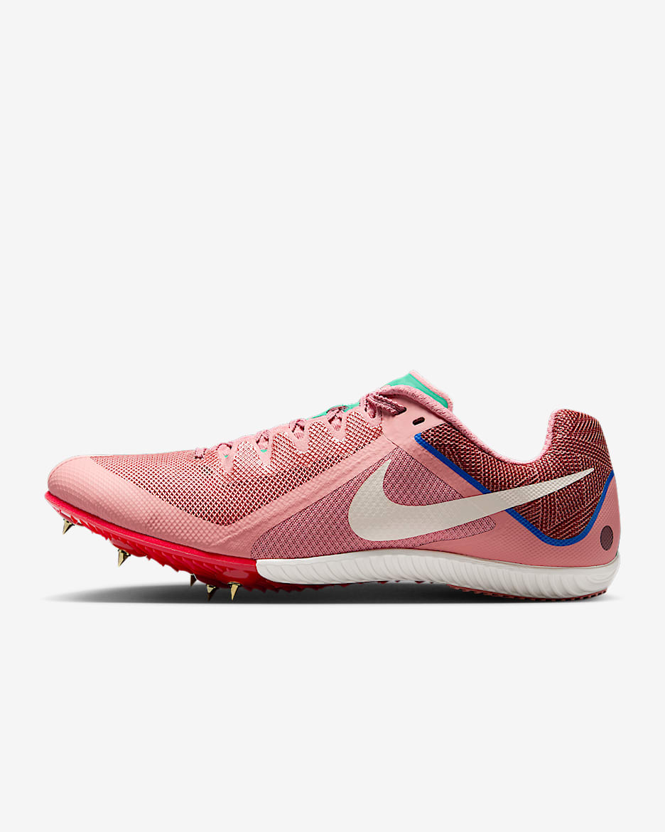 Nike Zoom Rival Multi 男子田径钉鞋 - 星尘红/孔雀绿/大学红/淡象牙白