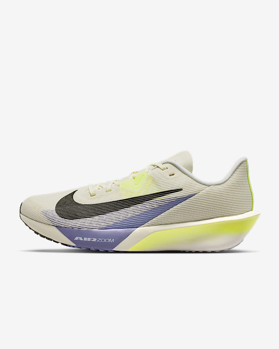 Nike Rival Fly 4 男子公路跑步鞋 - 海玻璃色/超酸橙/足球灰/红杉绿