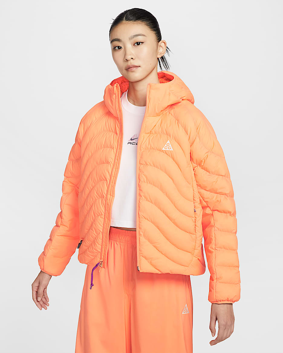 Nike ACG "Lava Flow" Therma-FIT ADV 女子夹克 - 马拉喀什橙/安全橙/马拉喀什橙/山峰白