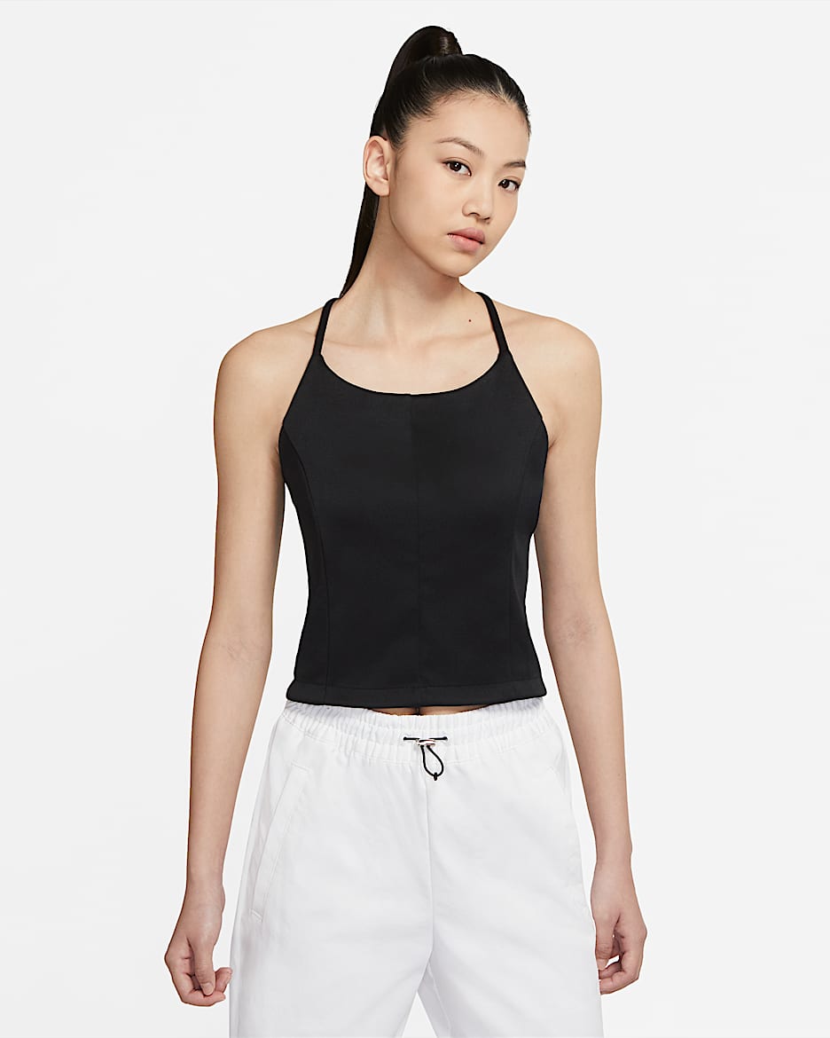 Nike Sportswear Icon Clash 女子背心 - 黑/暗烟灰