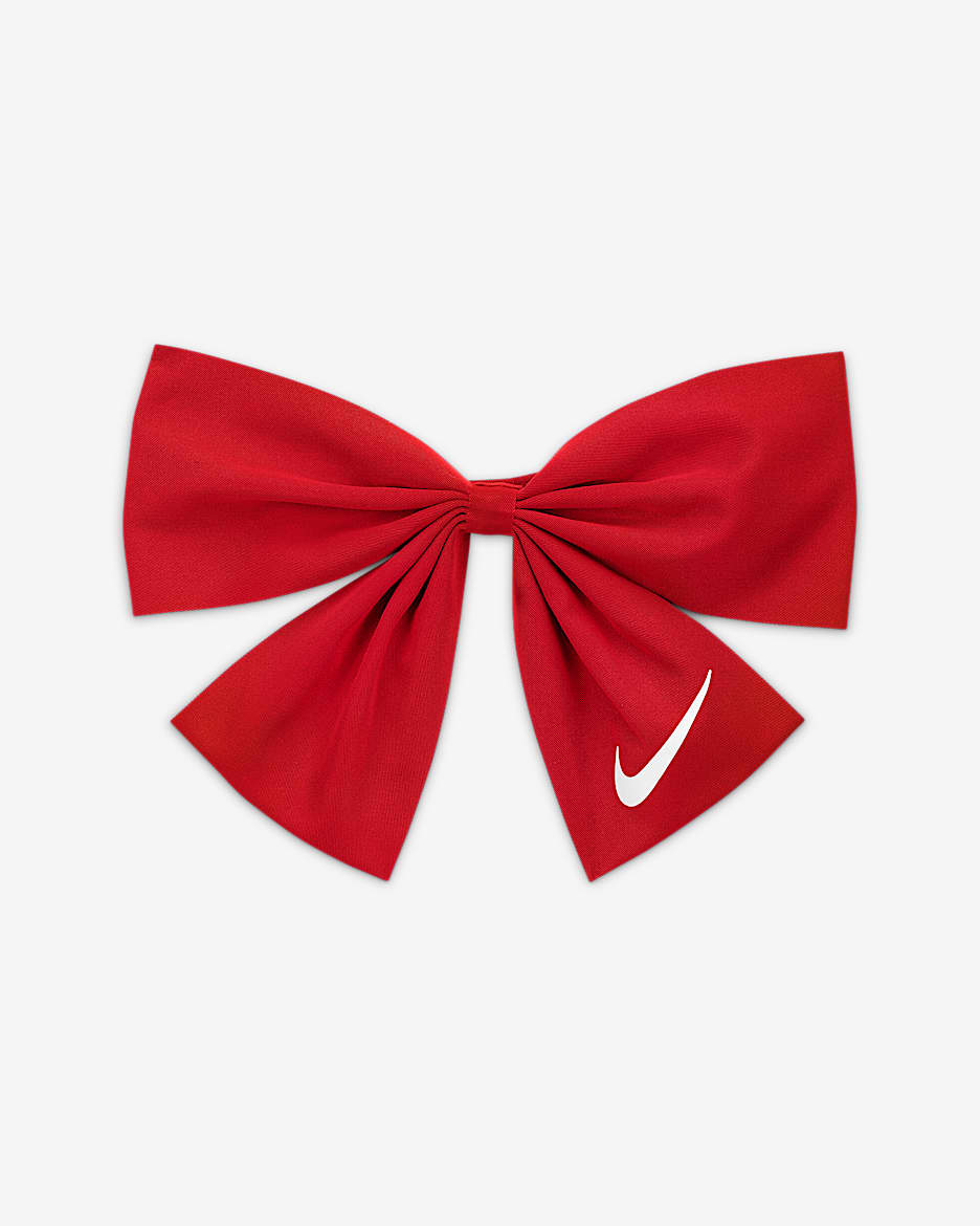 Nike 蝴蝶结发圈（1 条） - 大学红/白色