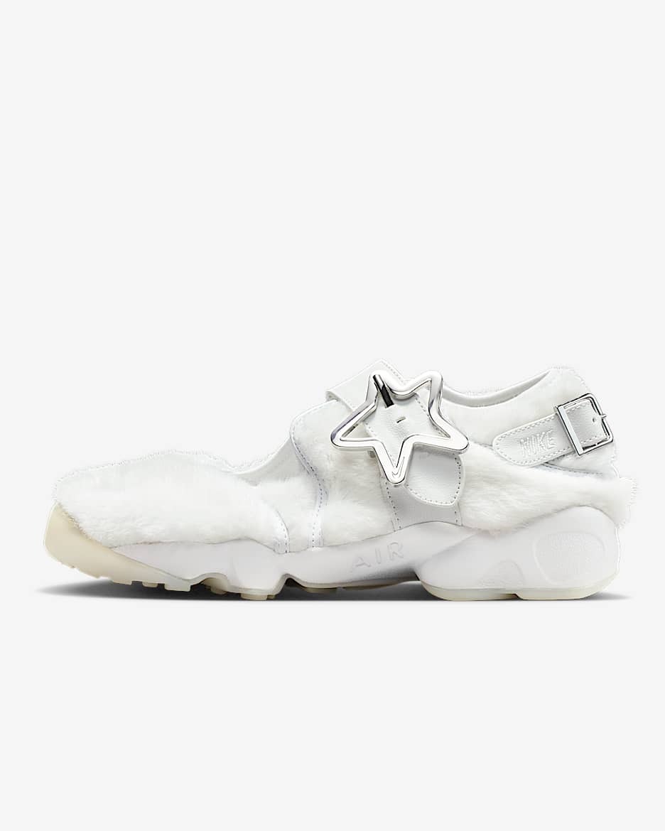 Nike Air Rift 耐克忍者鞋女子运动鞋 - 山峰白/山峰白/金属银/山峰白