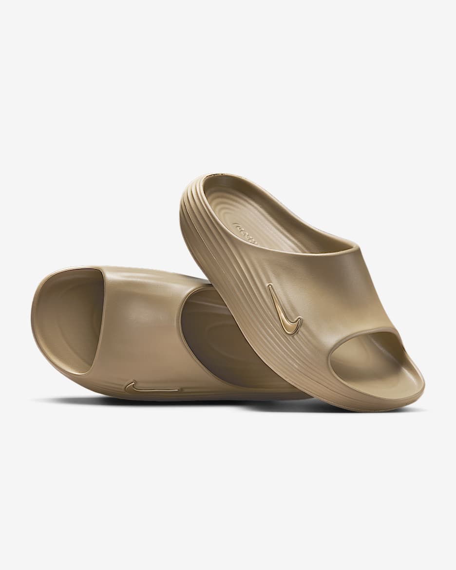 Nike ReactX Rejuven8 男子拖鞋 - 卡其/卡其/卡其