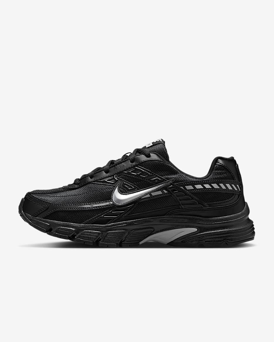 Nike Initiator 男子运动鞋 - 黑/黑/暗烟灰/金属银
