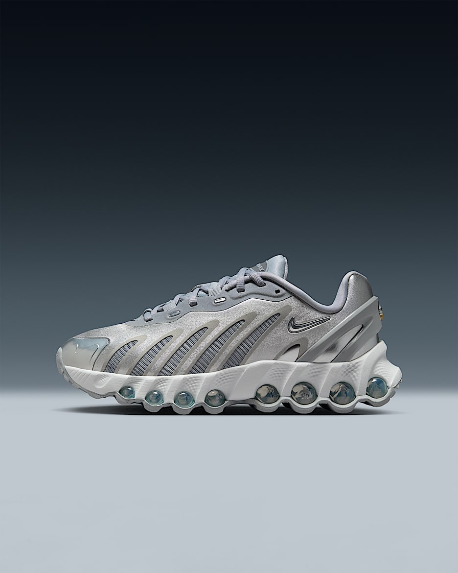 Nike Air Max Dn8 大童运动鞋 - 狼灰/米白/米白/金属银