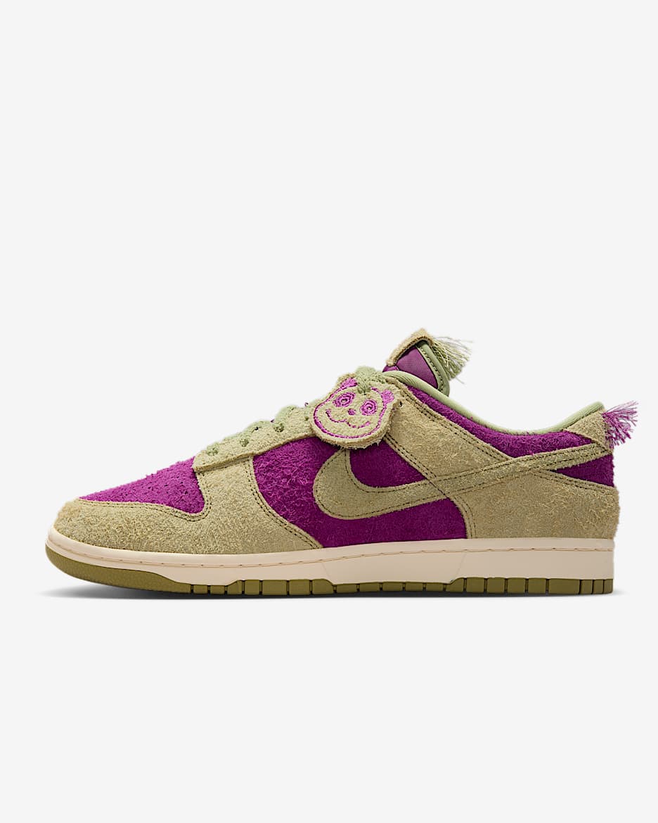 Nike Dunk Low Retro SE 男子运动鞋 - 科技紫/淡象牙白/木板褐