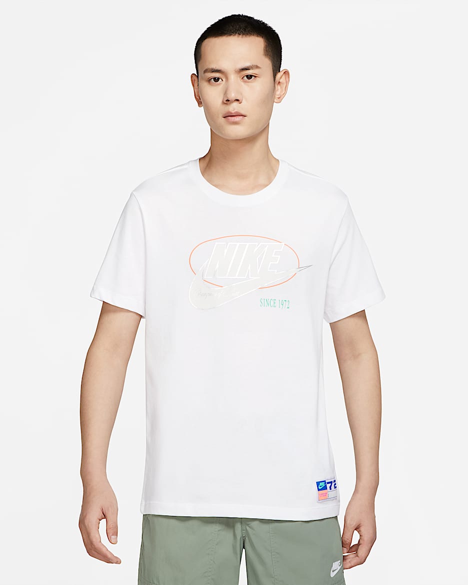 Nike Sportswear 男子T恤 - 白色