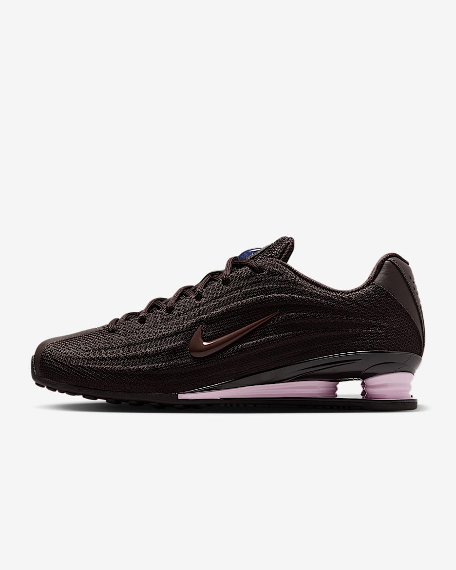 Nike Shox Z 女子气柱运动鞋 - 丝绒棕/黑/泡沫粉/浅巧克力色