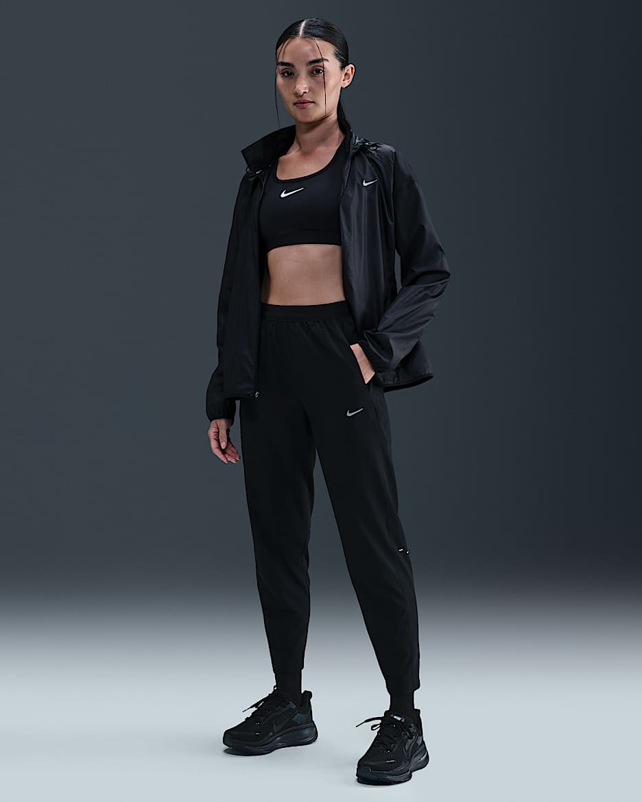 Nike Tempo Dri-FIT 女子速干中腰跑步九分裤 - 黑