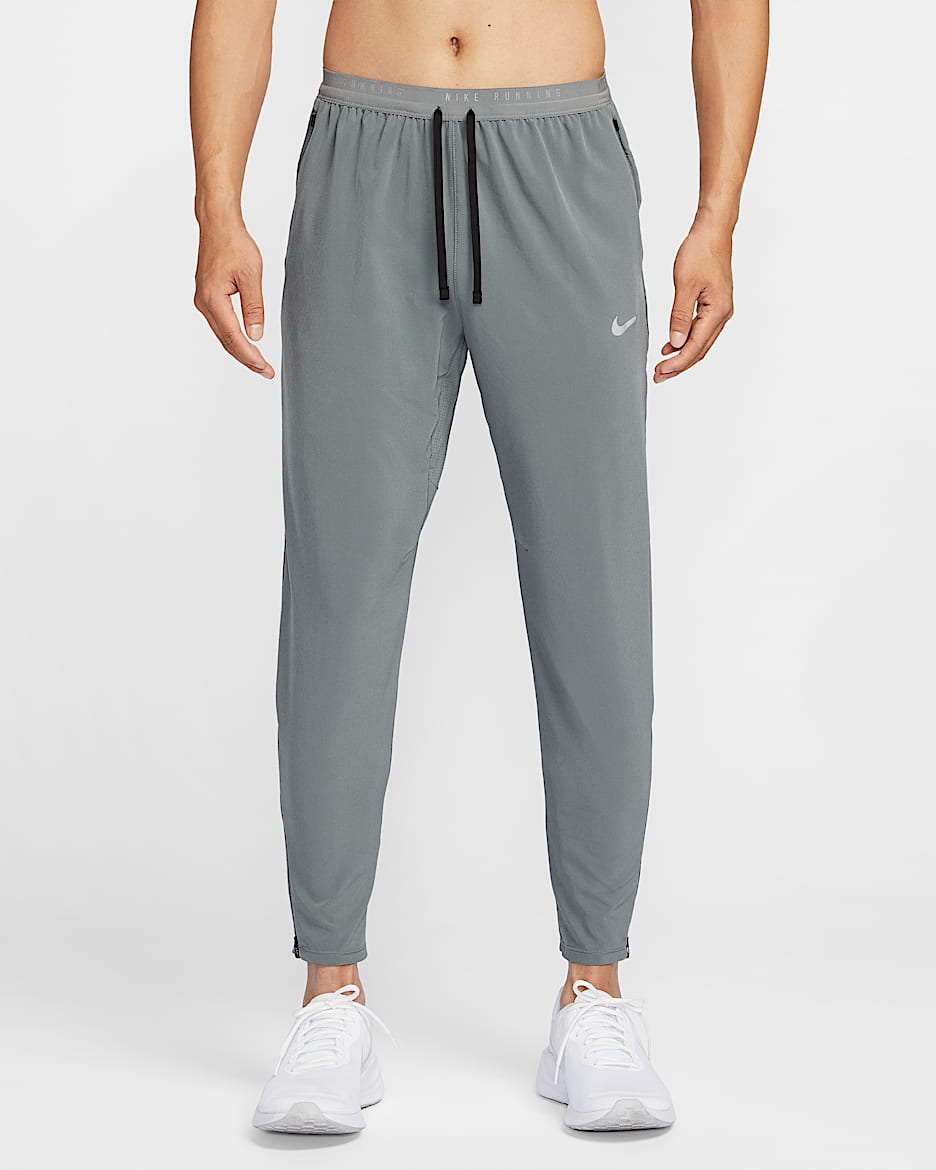 Nike Stride Dri-FIT 男子速干梭织跑步长裤 - 烟灰
