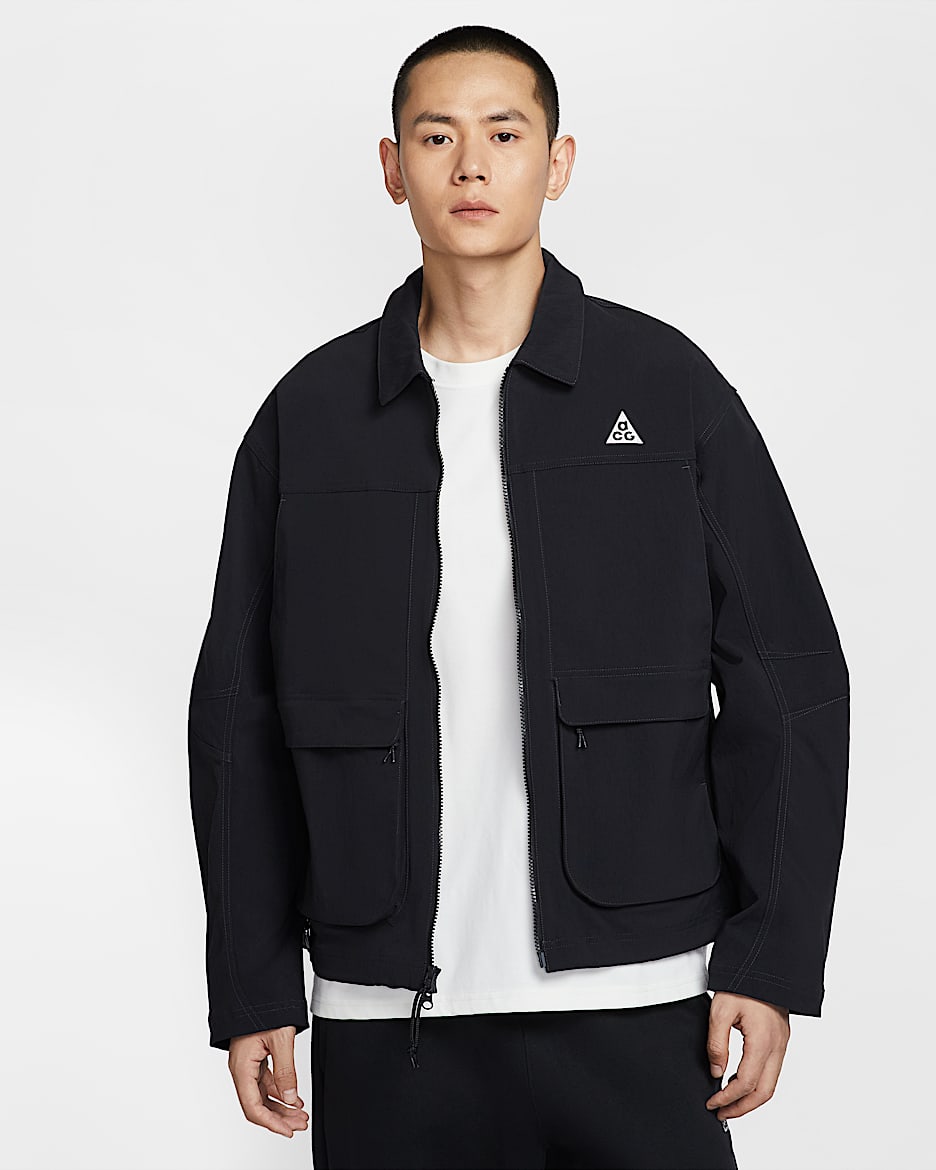 Nike ACG "Smith Summit" 男子防晒拒水夹克 - 黑/煤黑/山峰白