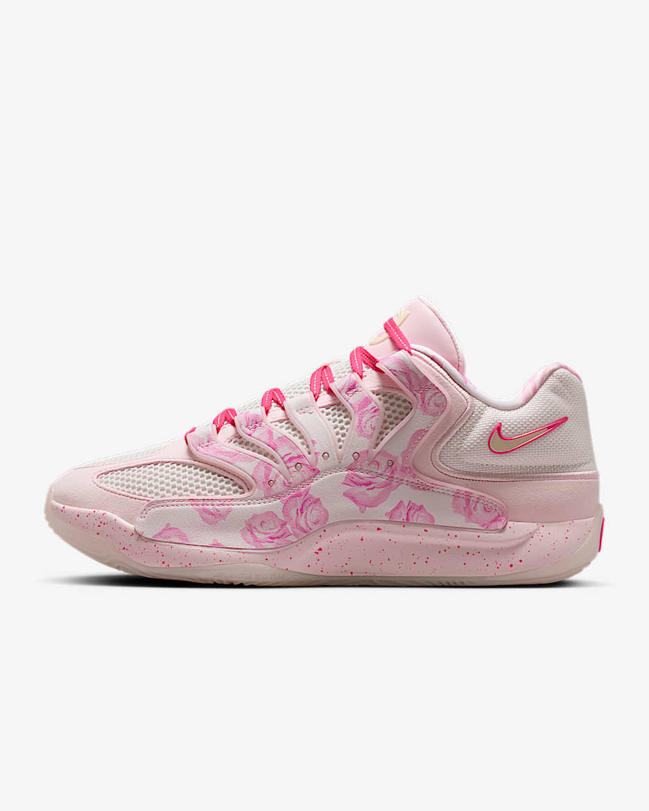 KD18 "Aunt Pearl" EP 杜兰特男子篮球鞋 - 珍珠粉/郁金香粉/俏皮粉/激光紫红