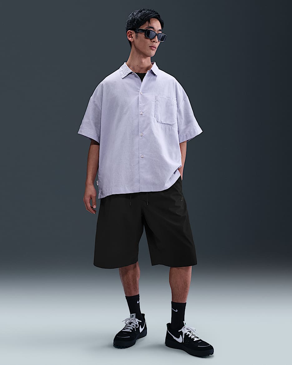 Nike Club 男子短裤 - 黑/黑