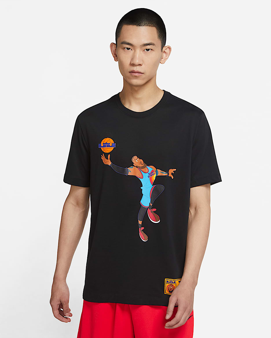 LeBron x Space Jam: A New Legacy Nike Dri-FIT 男子篮球T恤 - 黑