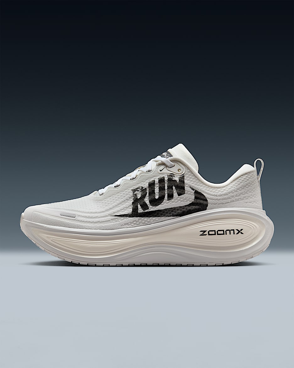 Nike Vomero Plus 耐克超级迈柔倒钩男子公路跑步鞋 - 山峰白/苍野灰/帆白/黑