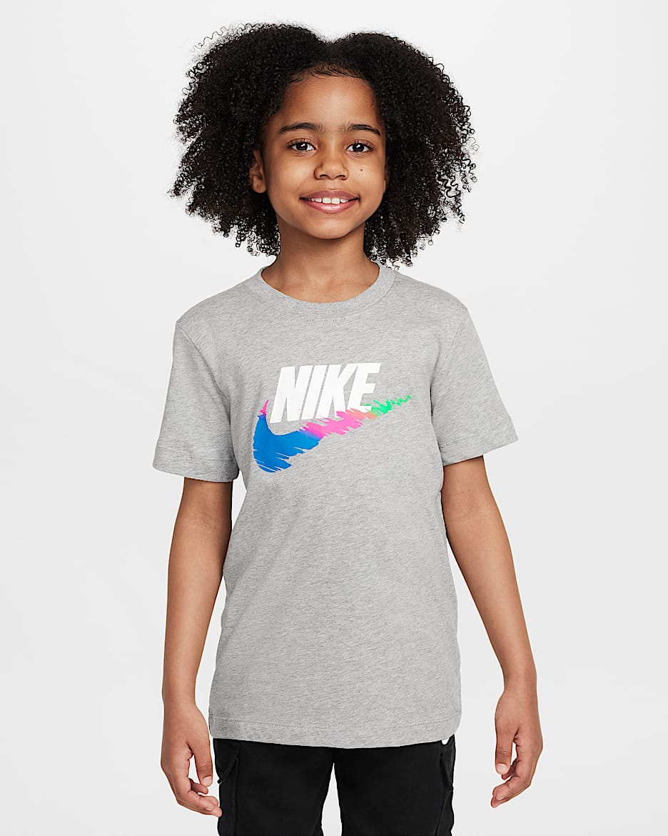 Nike Sportswear 大童T恤 - 调色暗灰