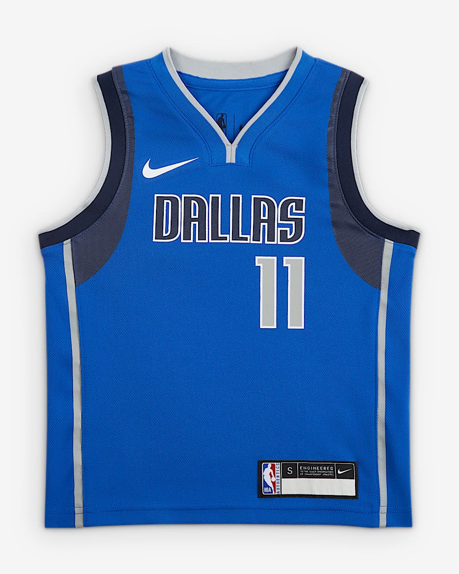 达拉斯独行侠队凯里·欧文 (Kyrie Irving) Icon Edition Nike NBA Jersey 幼童球衣 - 游戏宝蓝