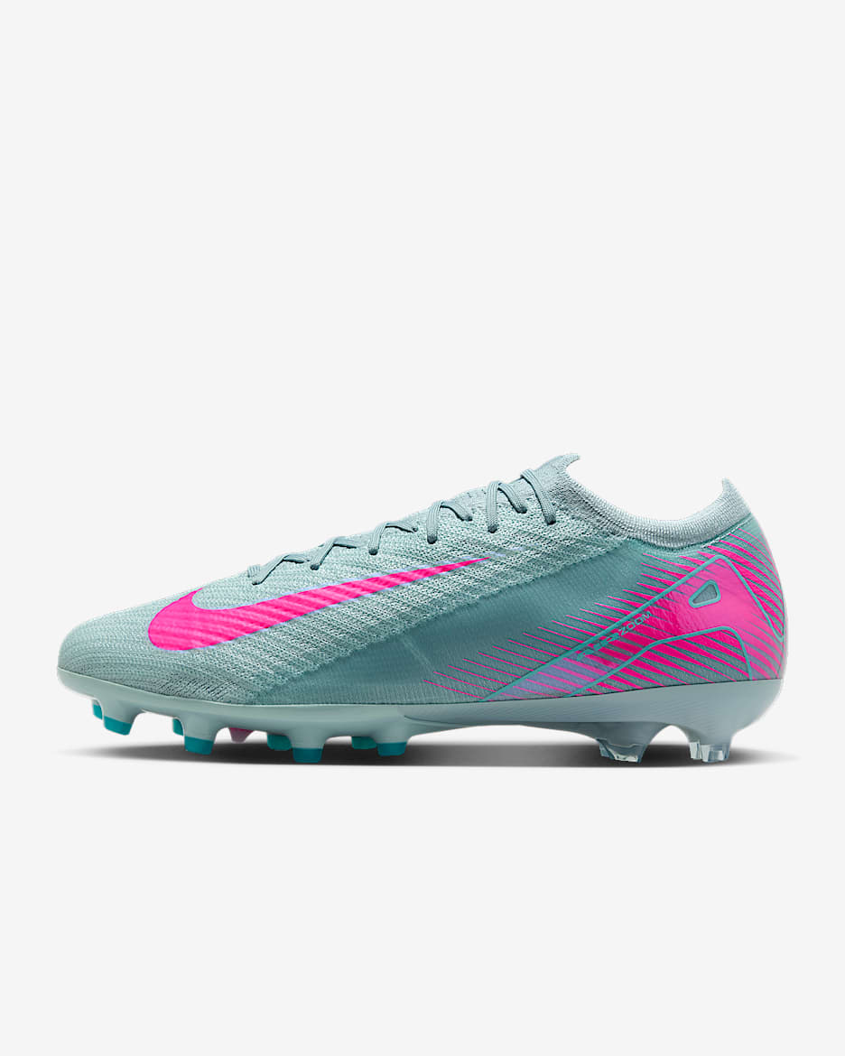 Nike Mercurial Vapor 16 Elite 耐克刺客系列人造草地低帮足球鞋 - 海洋深蓝/爆炸粉