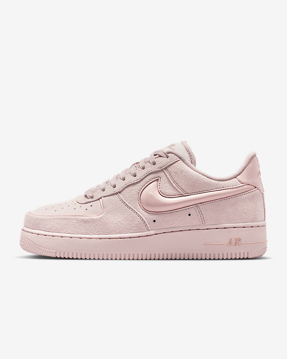 Nike Air Force 1 '07 女子空军一号运动鞋 - 砂岩灰粉/微粒粉/砂岩灰粉