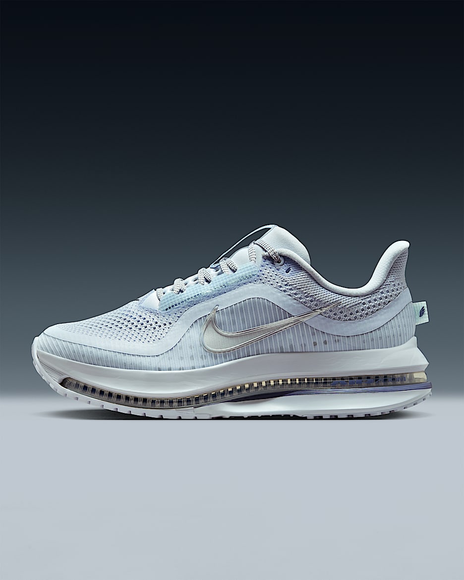 Nike Pegasus Premium 耐克顶级飞马女子公路跑步鞋 - 足球灰/世界靛青/白色/金属银灰