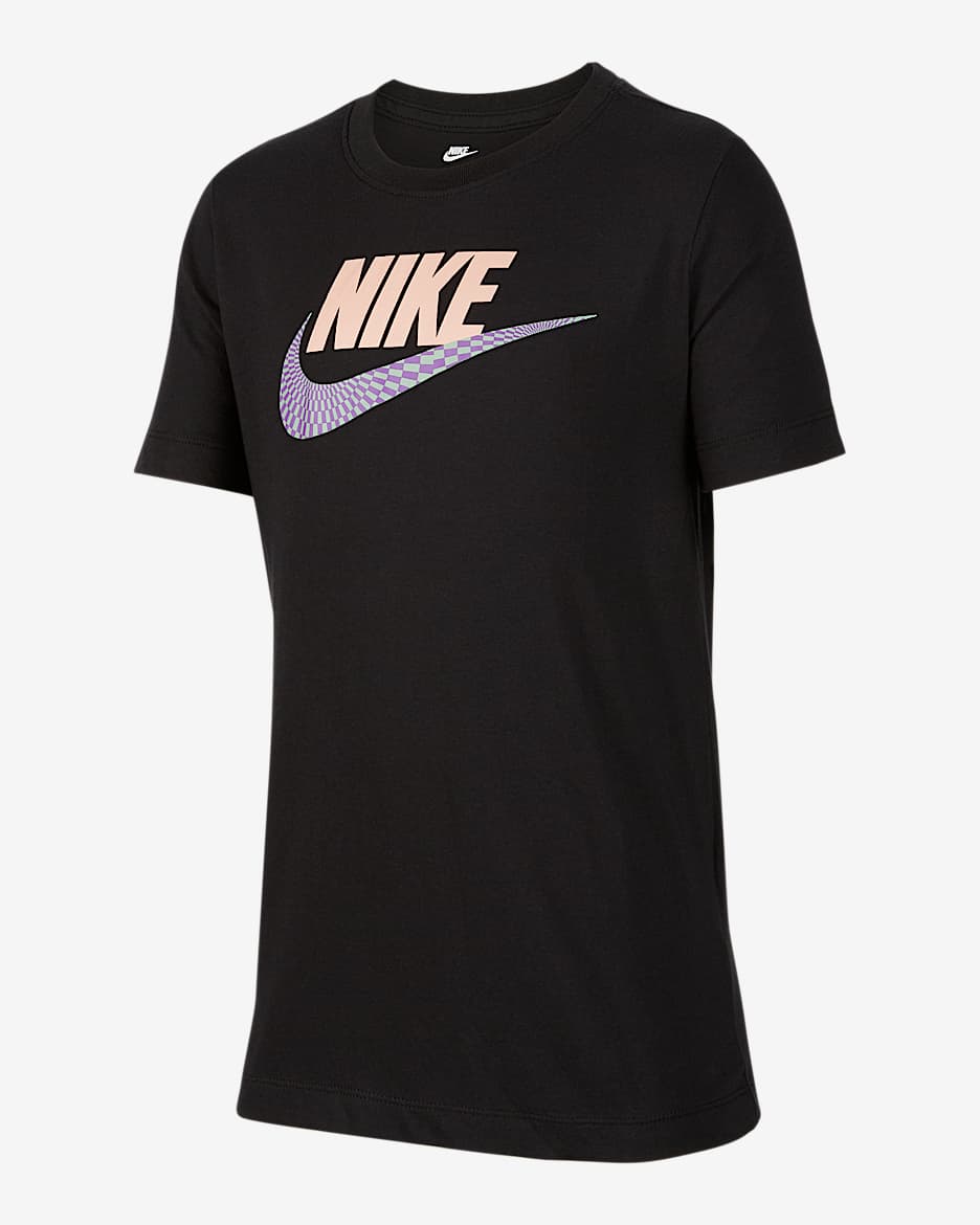 Nike Sportswear 大童(男孩)T恤 - 黑