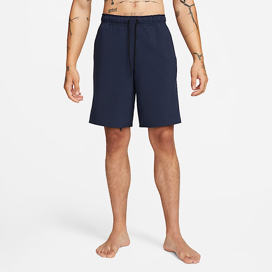 Nike Dri-FIT Unlimited 男子速干训练短裤（无衬裤） - 黑曜石色/黑/黑曜石色