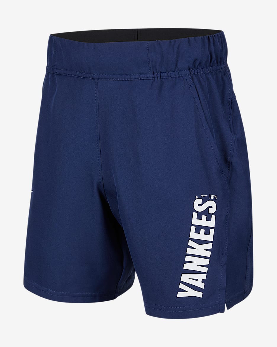纽约洋基队 Victory Nike MLB 大童（男孩）速干短裤 - 深藏青