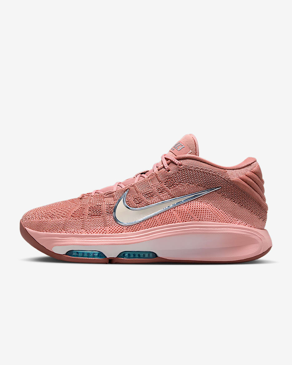 Nike G.T. Hustle 3 EP 男/女实战篮球鞋 - 星尘红/金属银/浅粉色/淡象牙白