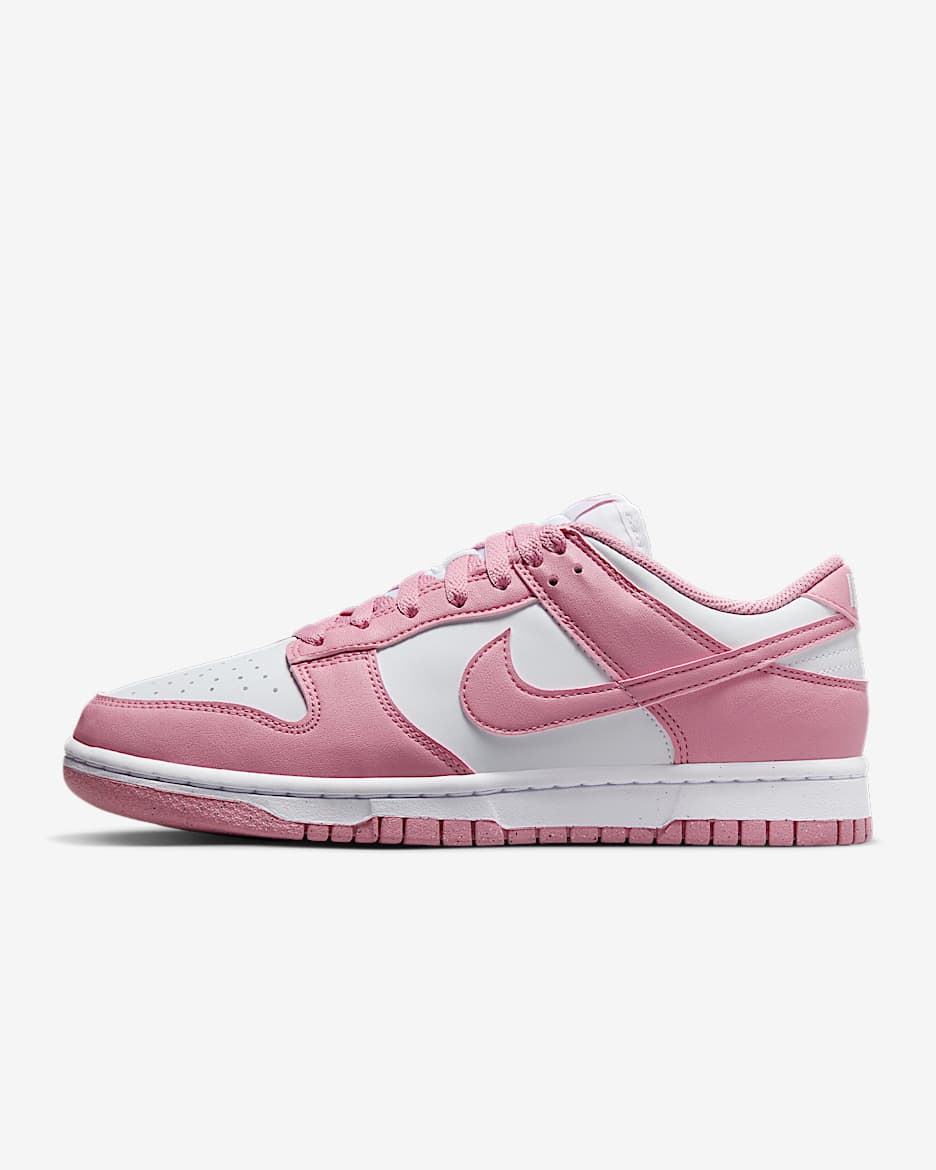 Nike Dunk Low Next Nature 女子运动鞋板鞋 - 白色/元素粉