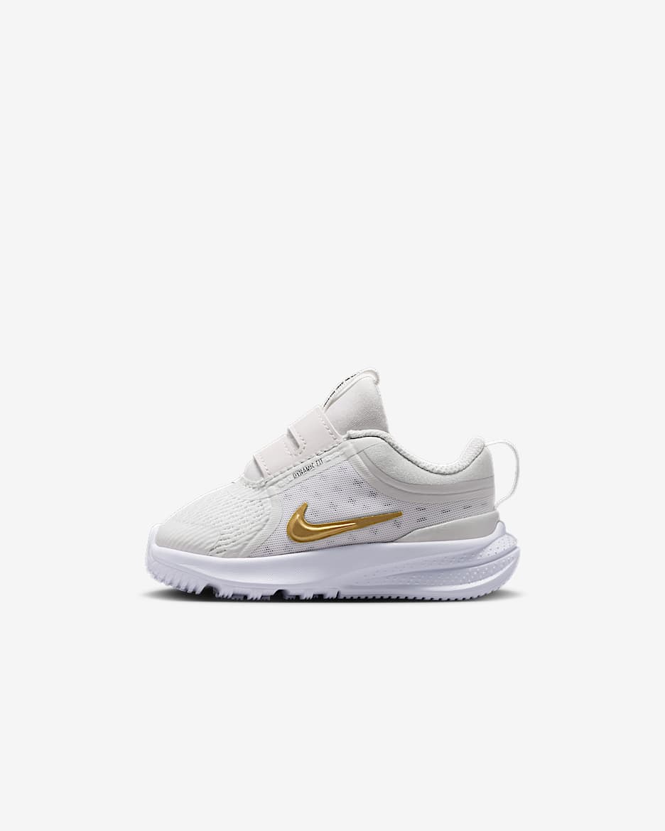 Nike Star Runner 5 耐克摘星号婴童运动鞋 - 浅银灰/黑/金属色