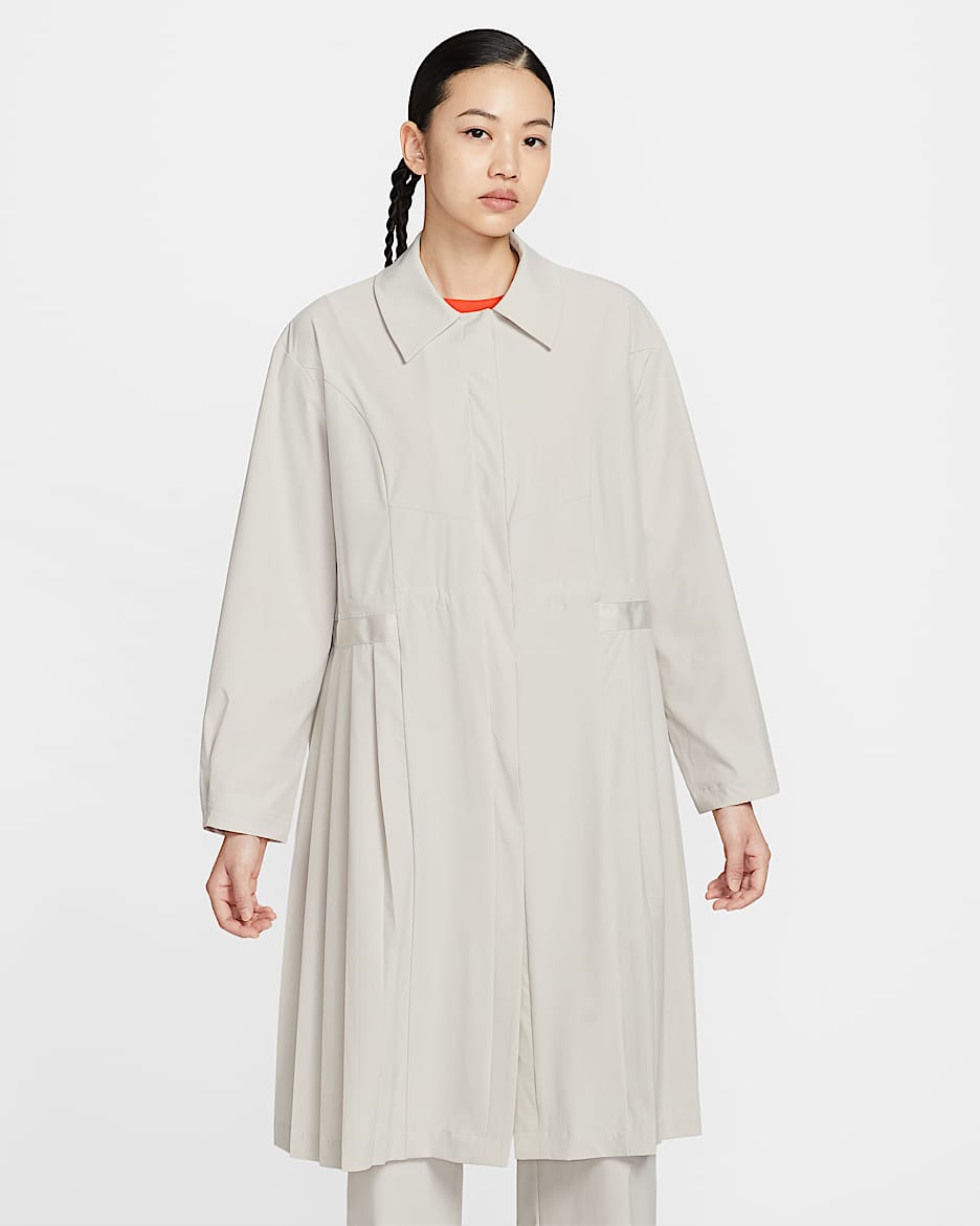 Nike 24.7 PerfectStretch Dri-FIT 女子速干 Oversize 风风衣 - 浅土褐/浅铁矿石灰