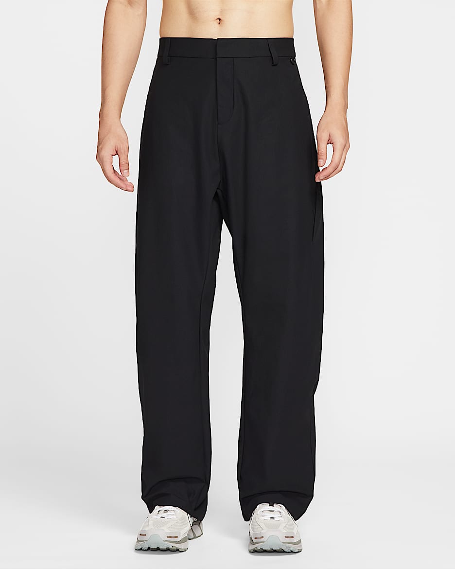 Nike 24.7 PerfectStretch Dri-FIT 男子防晒速干宽松版型机能风长裤 - 黑/暗烟灰