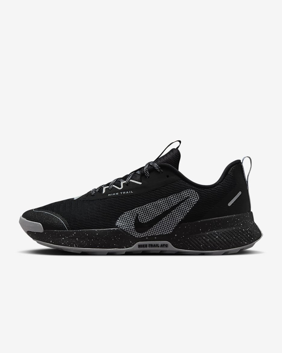 Nike Juniper Trail 3 男子越野跑步鞋 - 黑/狼灰/尘光子色/黑