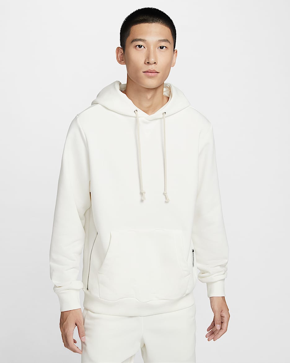 Nike Standard Issue Dri-FIT 男子速干套头篮球连帽衫 - 帆白/淡象牙白
