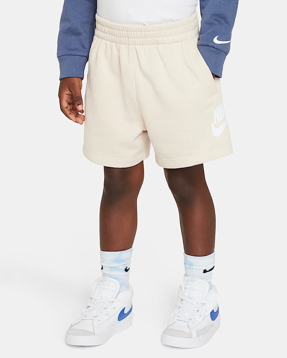 Nike Sportswear Club 婴童法式毛圈短裤 - 沙堆白