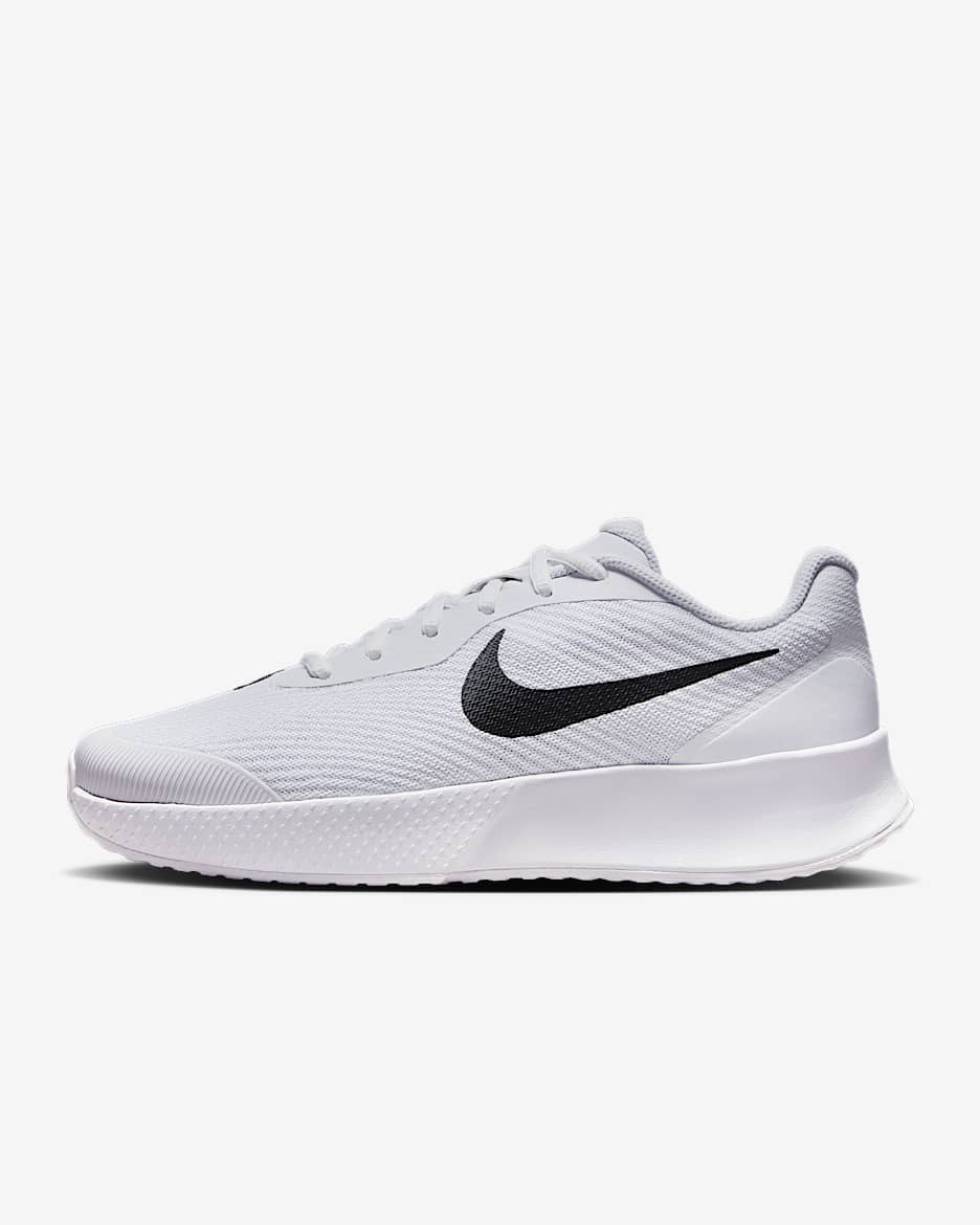Nike Vapor Lite 3 女子硬地球场网球鞋 - 白色/黑