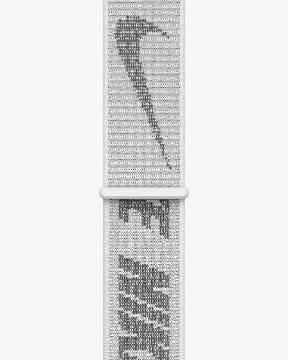 41 毫米雪峰白色 Nike 回环式运动表带 - 标准号 - 山峰白