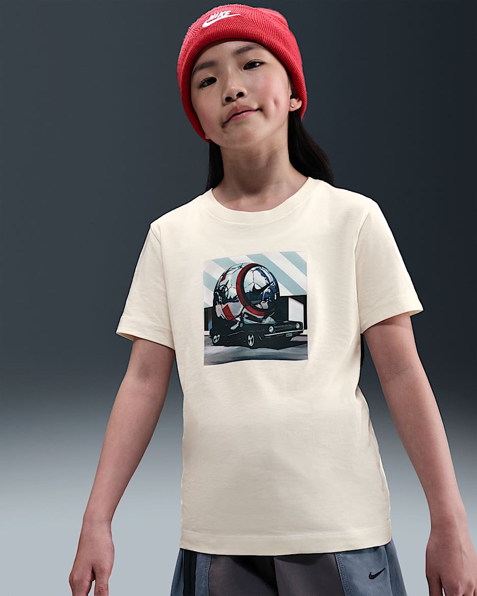 Nike Sportswear Total 90 大童T恤 - 帆白
