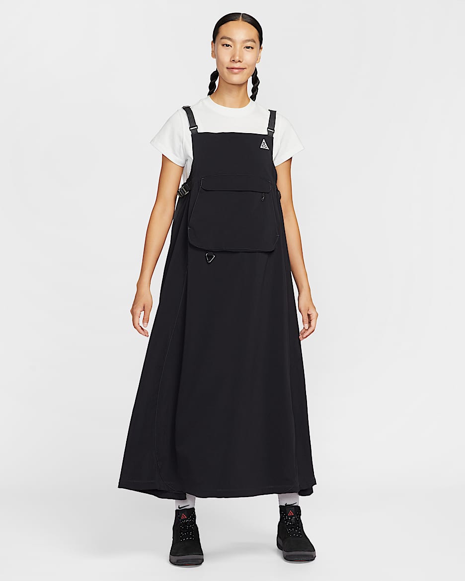 Nike ACG "Smith Summit" 女子背带连衣裙 - 黑/煤黑/山峰白