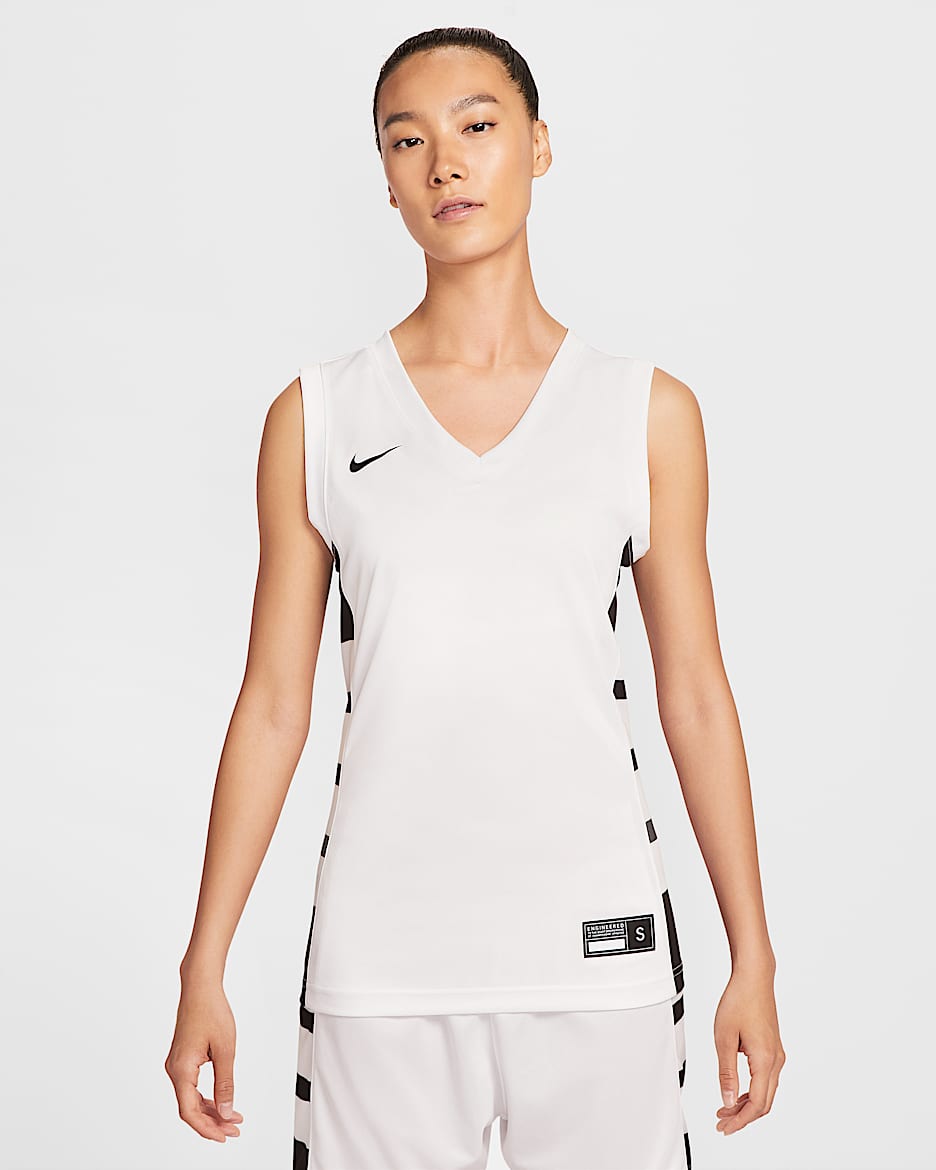 Nike Dri-FIT Elite Power 女子速干球衣 - 白色/团队黑