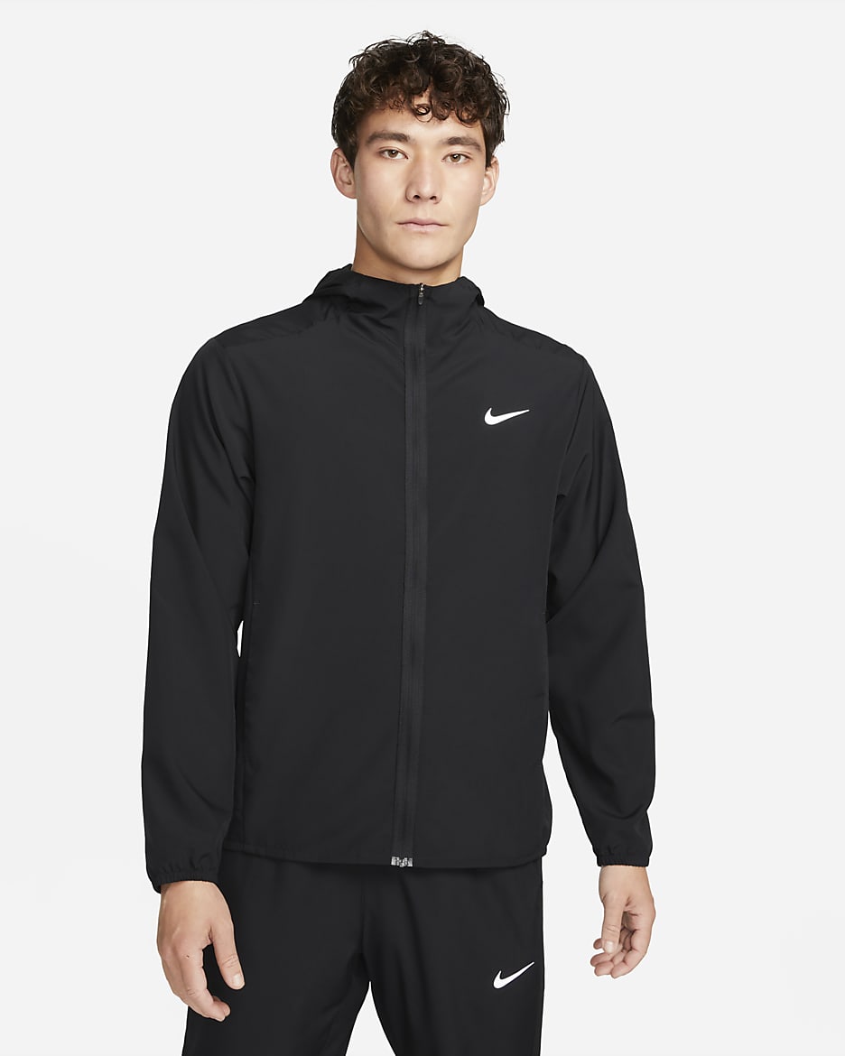 Nike Form Dri-FIT 男子速干连帽百搭夹克 - 黑