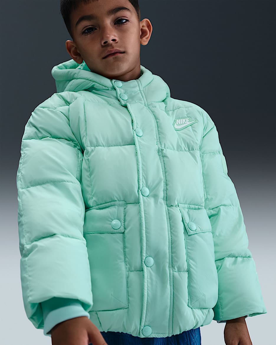 Nike Premium 幼童羽绒夹克 - 泡沫薄荷绿