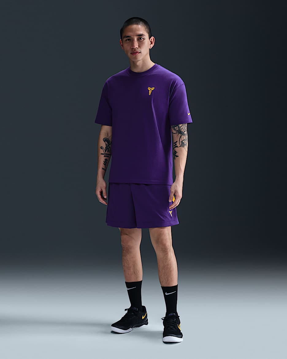 Kobe Dri-FIT 科比男子速干篮球短裤 - 庭紫/大学金/大学金